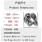 Zarte handwerkliche Ring