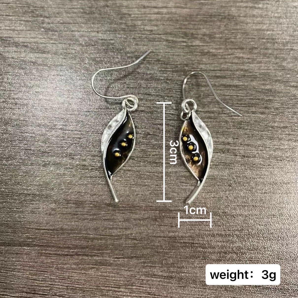 Schöne Gold Ohrring mit einzigartigem Stil