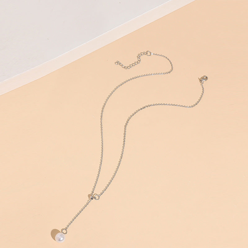 Zarte handwerkliche Perlen Halskette