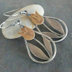 Zarte handwerkliche Ohrring