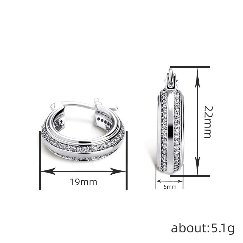 Atemberaubende Ohrring für den Alltag