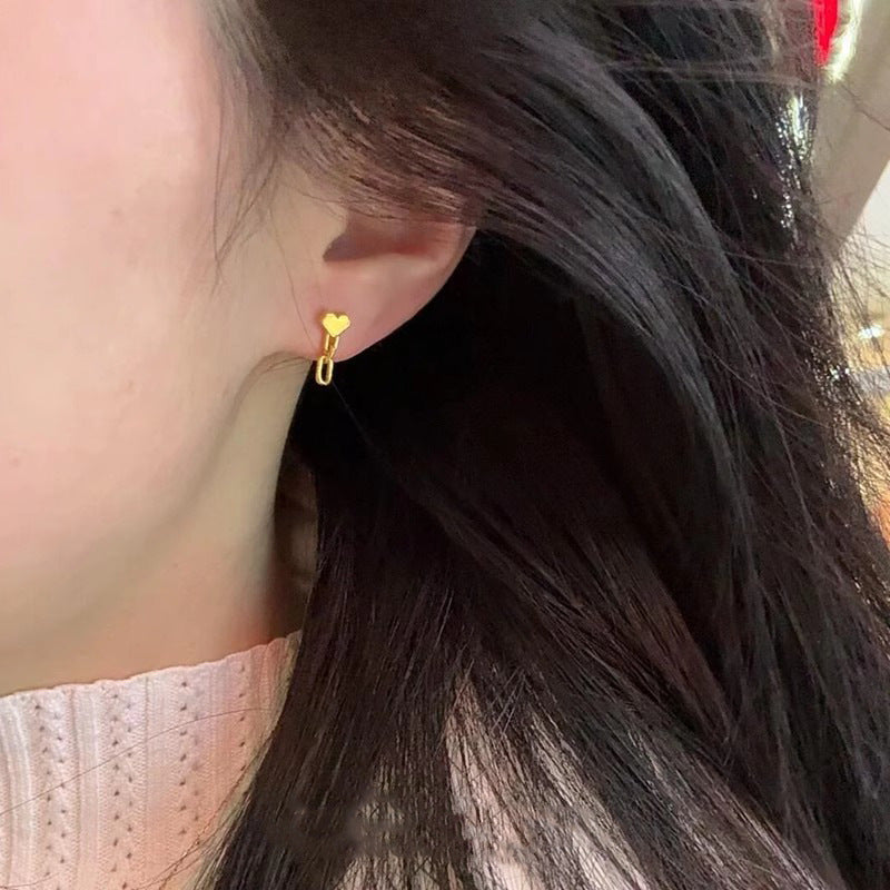 Atemberaubende Gold Ohrring für den Alltag