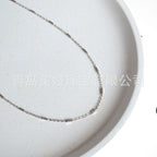 Schöne Silber Halskette mit einzigartigem Stil