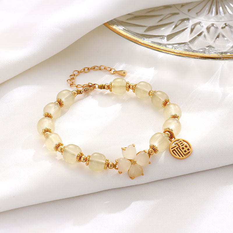 Zarte handwerkliche Silber Armband