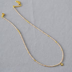 Zarte handwerkliche Halskette