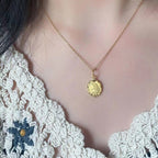 Zarte handwerkliche Halskette