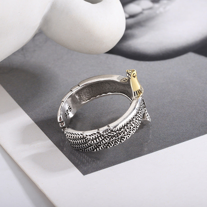 Schöne Silber Ring mit einzigartigem Stil