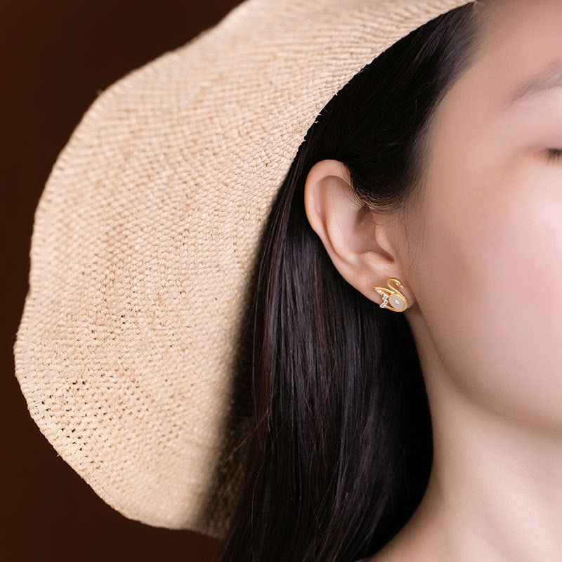 Atemberaubende Gold Ohrring für den Alltag