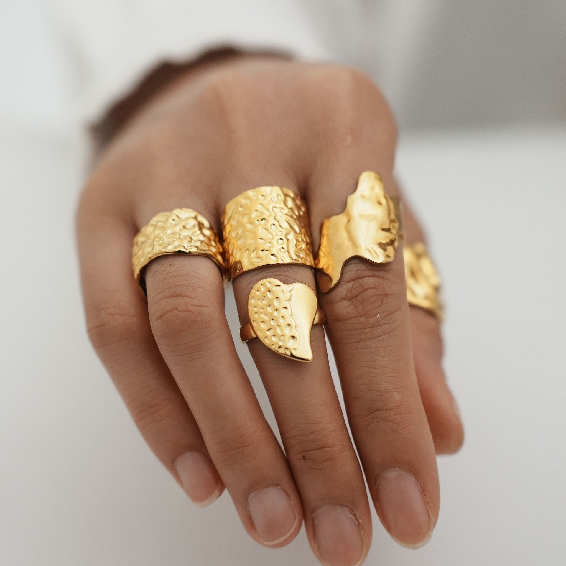 Atemberaubende Gold Ring für den Alltag