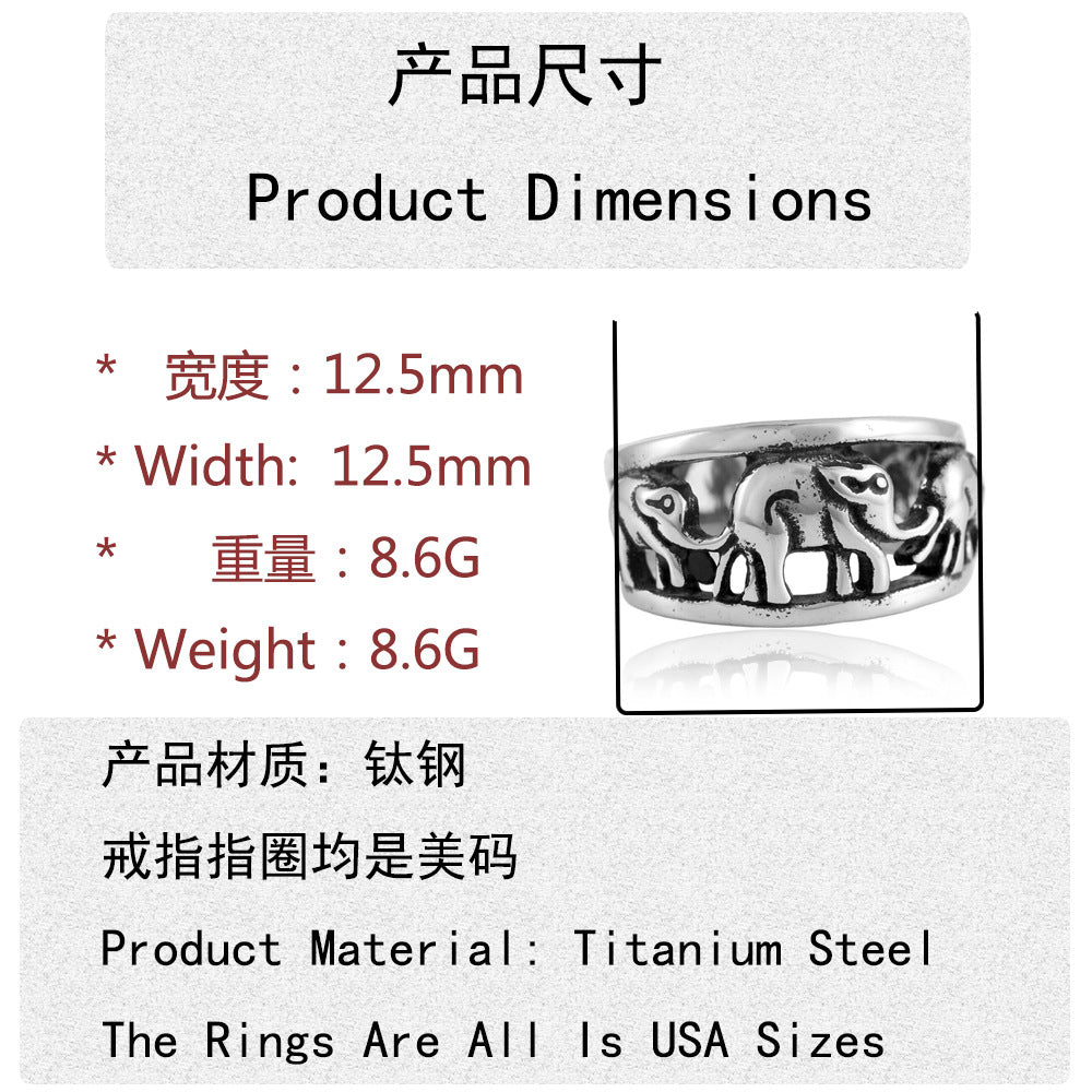 Zarte handwerkliche Ring