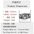 Zarte handwerkliche Ring