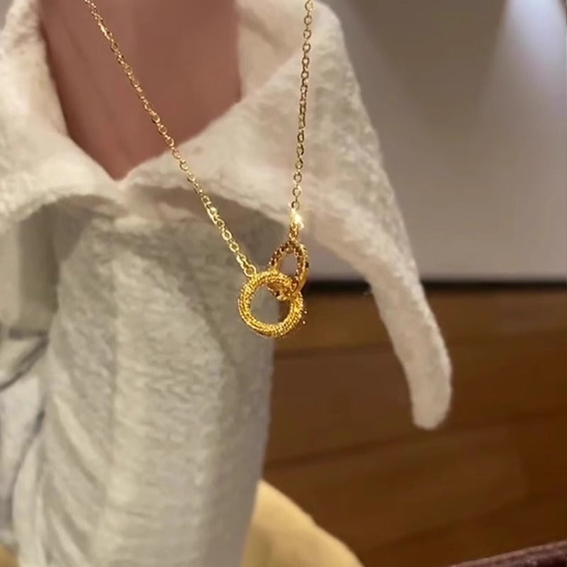 Romantische Gold Halskette für besondere Momente