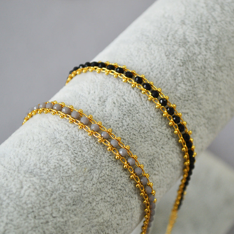 Handgefertigte Vintage Gold Armband