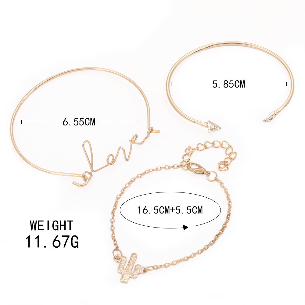 Charmante Gold Armband für jeden Anlass