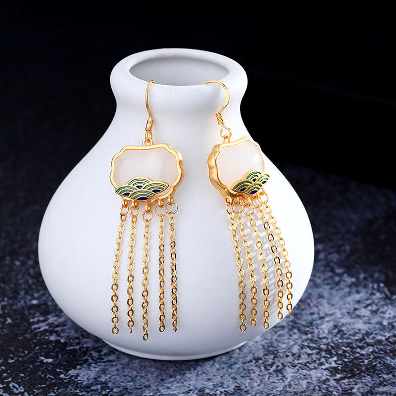 Atemberaubende Gold Ohrring für den Alltag