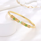 Zarte handwerkliche Gold Armband