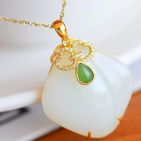 Zarte handwerkliche Silber Halskette