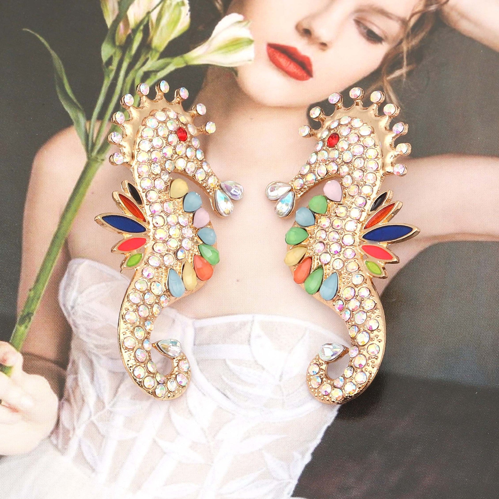 Atemberaubende Ohrring für den Alltag