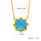 Zarte handwerkliche Gold Halskette