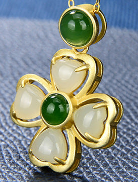 Schöne Silber Halskette mit einzigartigem Stil