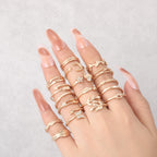 Handgefertigte Vintage Gold Armband