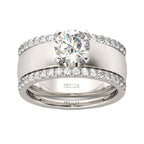 Zarte handwerkliche Ring