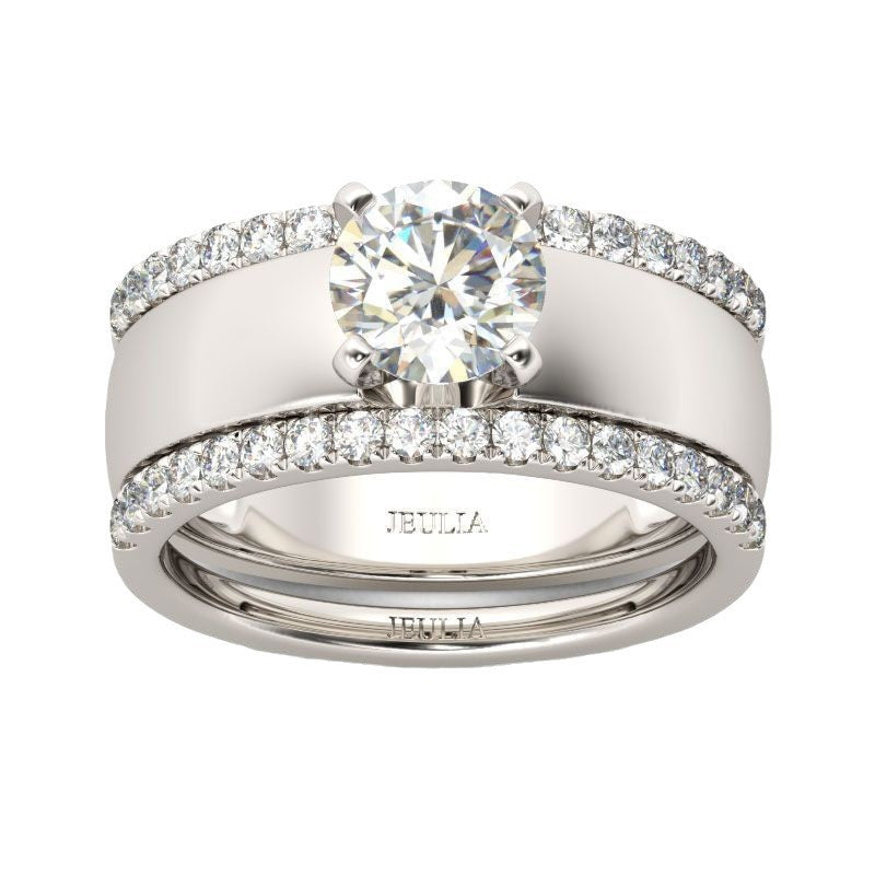 Zarte handwerkliche Ring