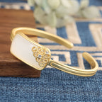 Zarte handwerkliche Silber Armband