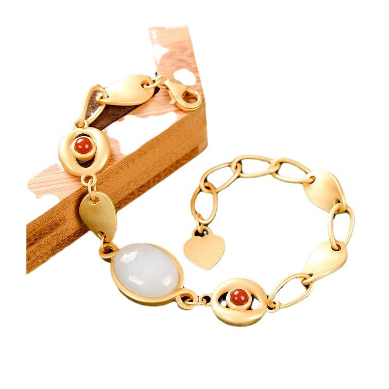 Zarte handwerkliche Gold Armband