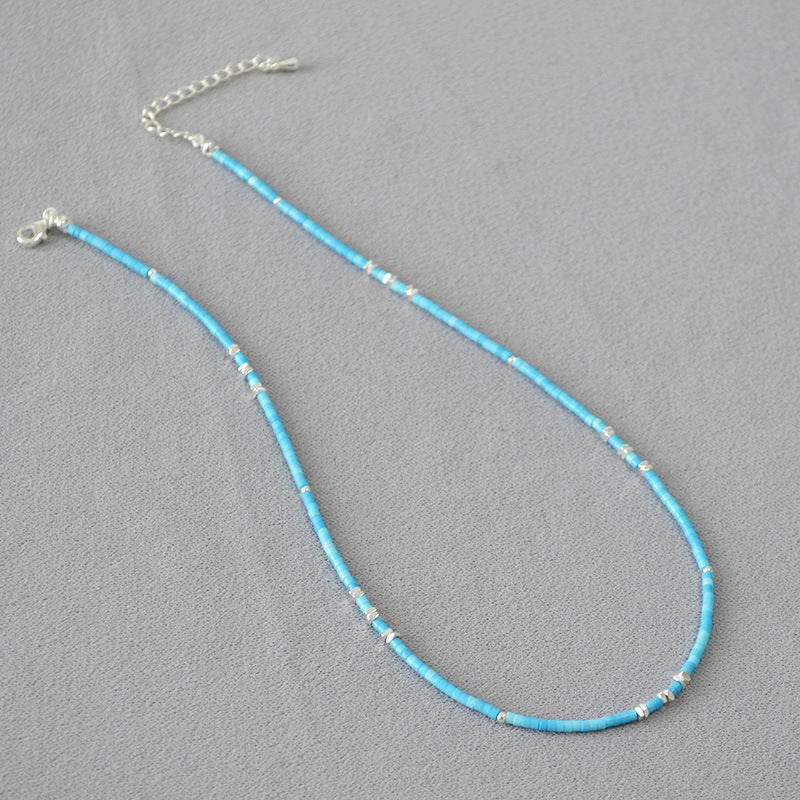 Schöne Silber Halskette mit einzigartigem Stil