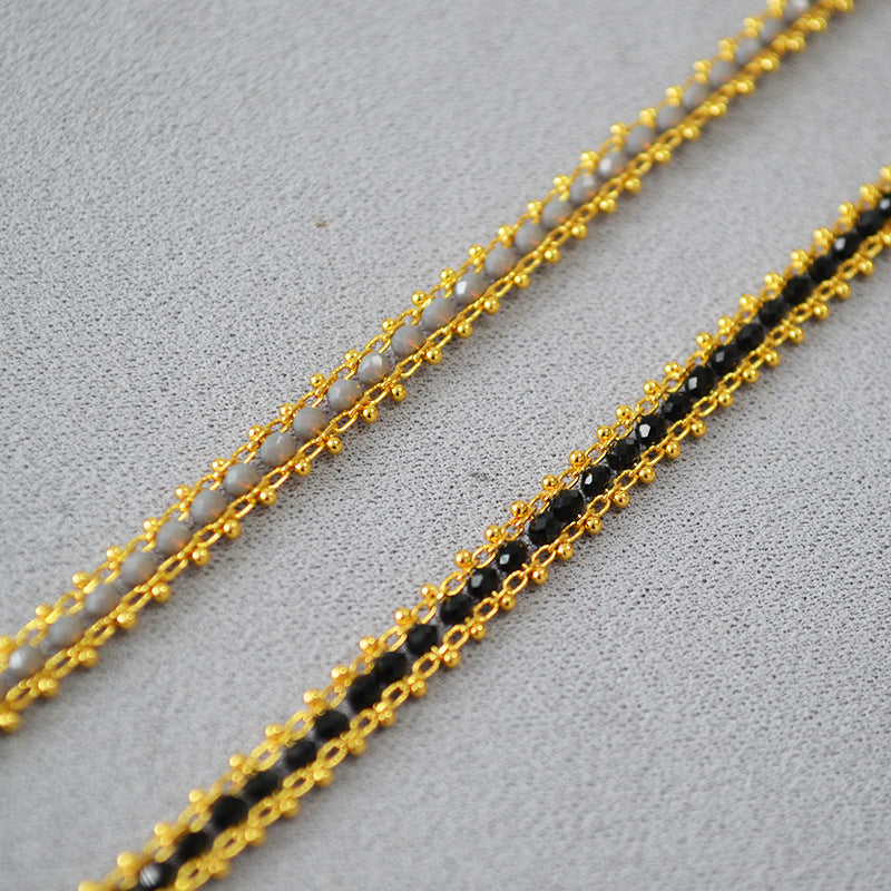 Handgefertigte Vintage Gold Armband