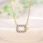 Zarte handwerkliche Halskette