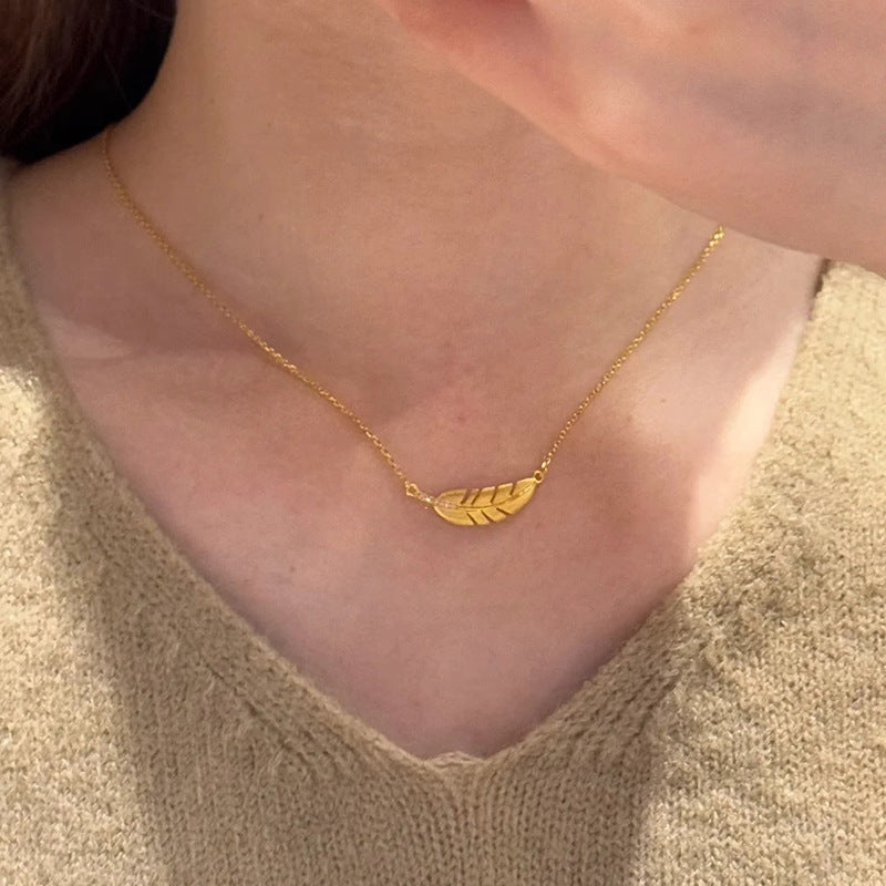 Romantische Gold Halskette für besondere Momente