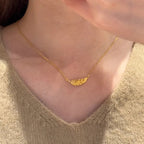 Romantische Gold Halskette für besondere Momente