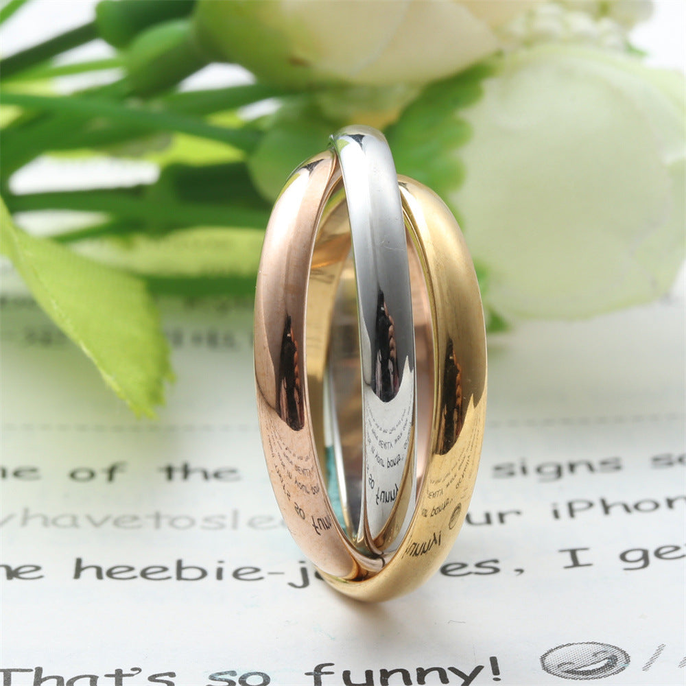 Zarte handwerkliche Ring