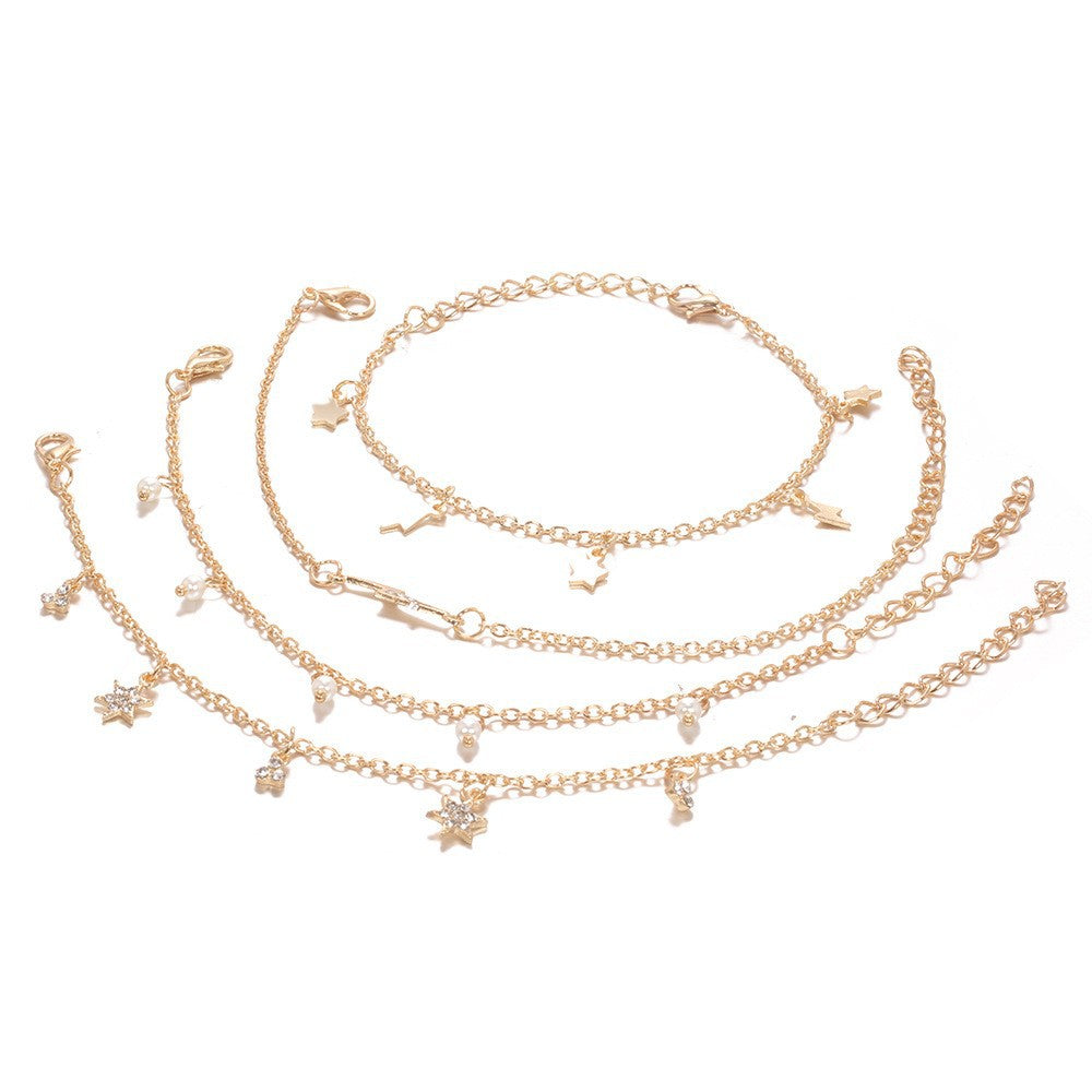 Handgefertigte Vintage Perlen Armband