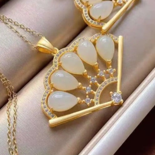 Zarte handwerkliche Silber Halskette