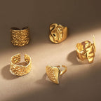 Atemberaubende Gold Ring für den Alltag