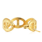 Zarte handwerkliche Gold Ohrring