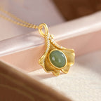 Schöne Gold Halskette mit einzigartigem Stil