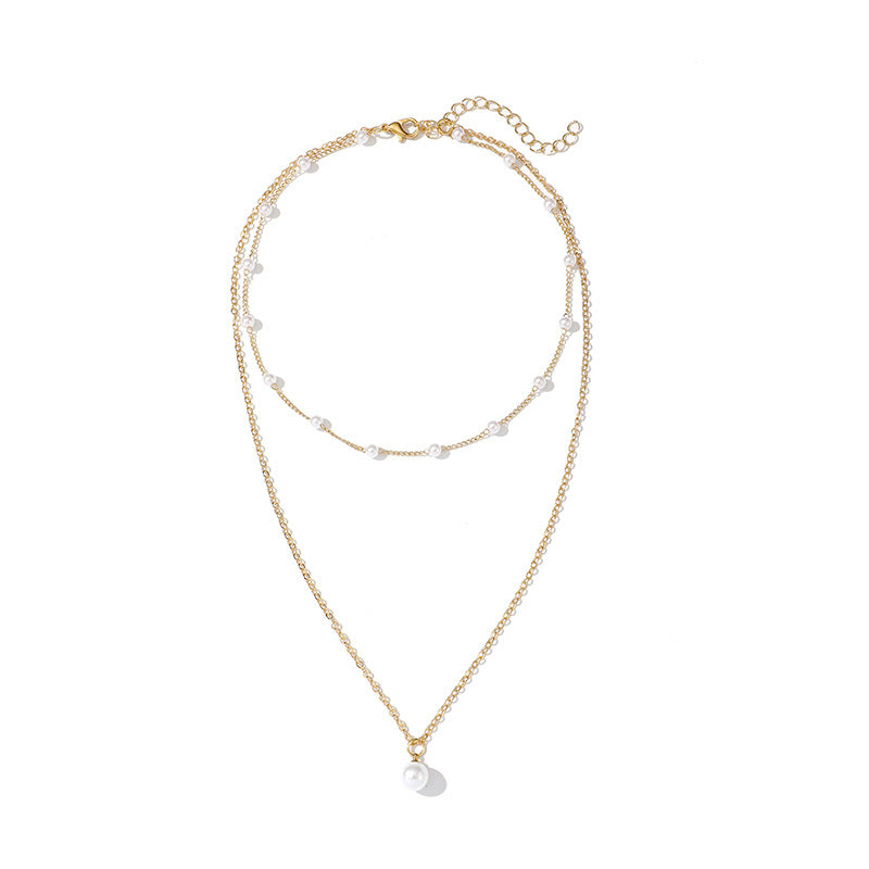 Schöne Perlen Halskette mit einzigartigem Stil