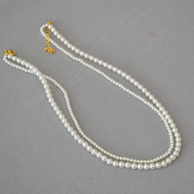 Schöne Perlen Halskette mit einzigartigem Stil