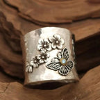 Zarte handwerkliche Ring