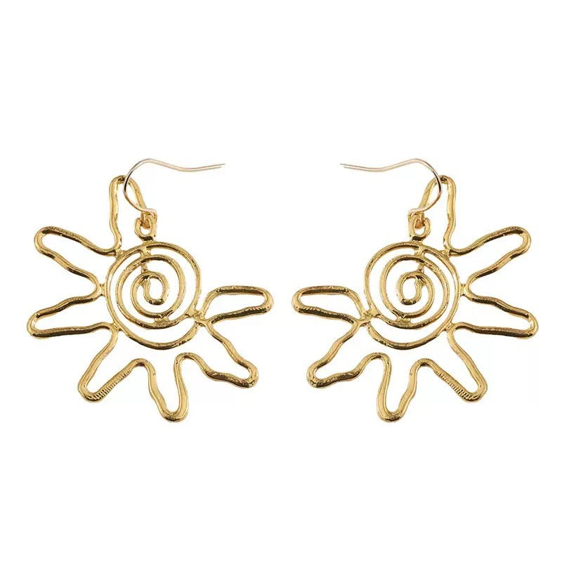 Atemberaubende Gold Ohrring für den Alltag