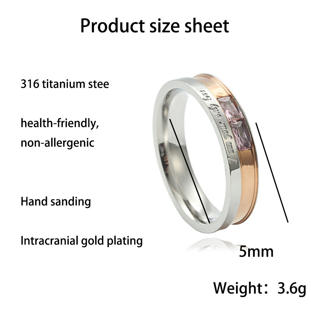 Zarte handwerkliche Ring