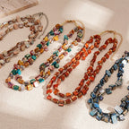 Zarte handwerkliche Halskette