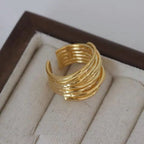 Atemberaubende Gold Ring für den Alltag