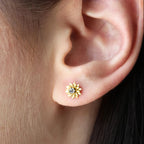 Atemberaubende Gold Ohrring für den Alltag