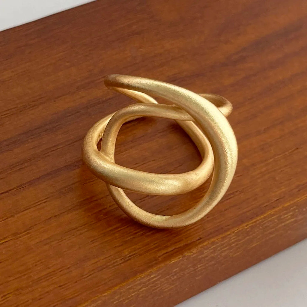 Atemberaubende Gold Ring für den Alltag