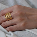 Atemberaubende Gold Ring für den Alltag